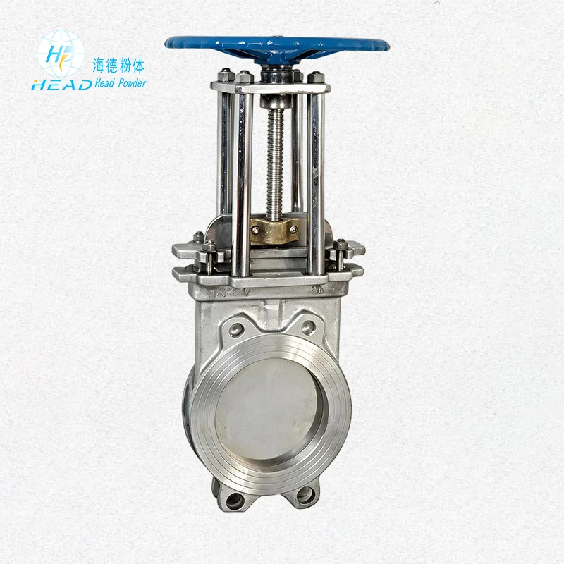 Manual slide gate valve