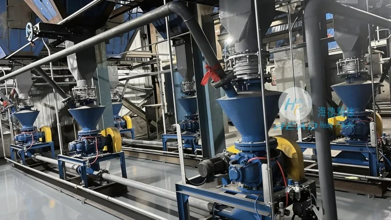 Pneumatic Conveying Scheme for Potassium Chloride