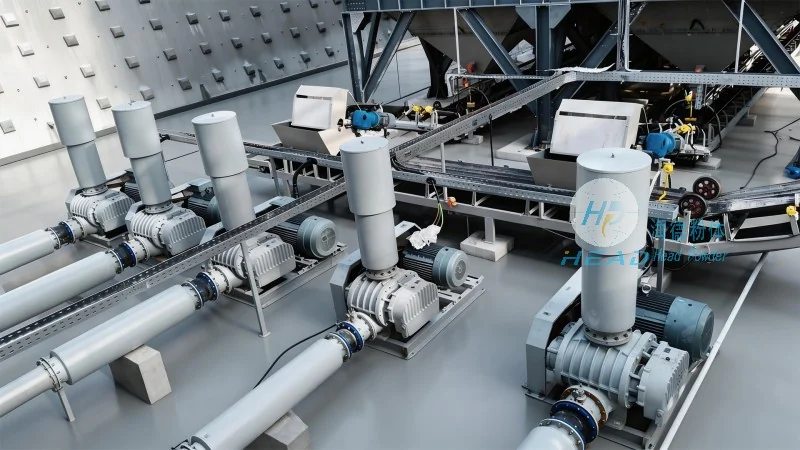 Silicon carbide micropowder pneumatic conveying scheme