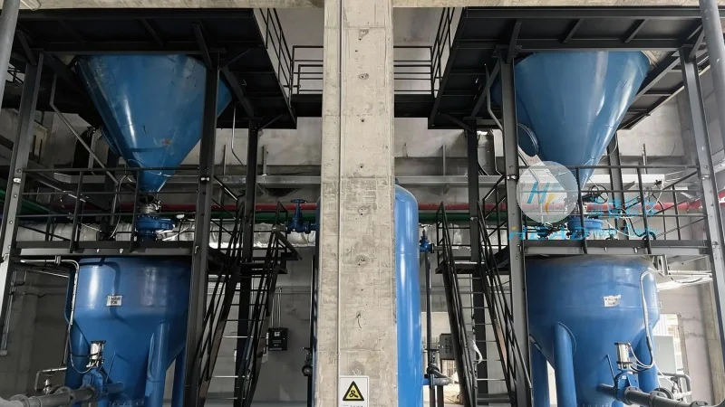Granular Carbon Pneumatic Conveying Scheme