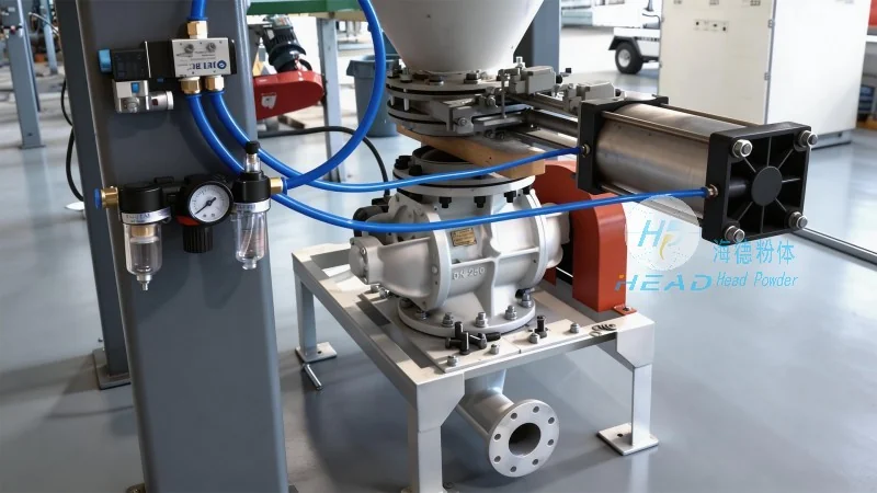 Example of long-distance silo pump conveying of rubber and plastic powder in Rayong Province, Thailand