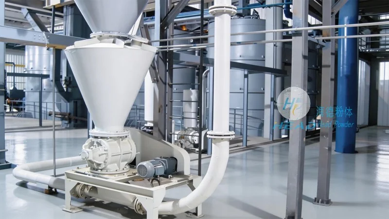 Limestone powder pneumatic conveying scheme