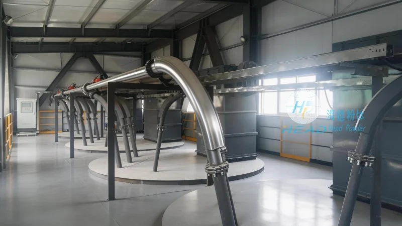 Graphite powder pneumatic conveying scheme