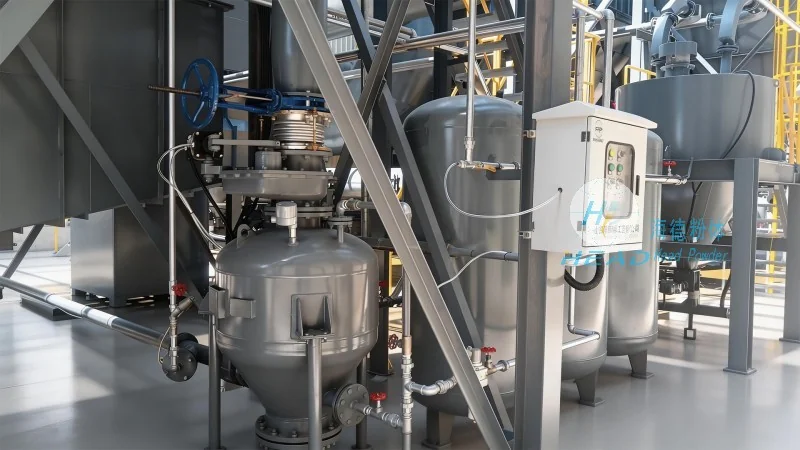 Pneumatic Conveying Plan for Silica Micropowder