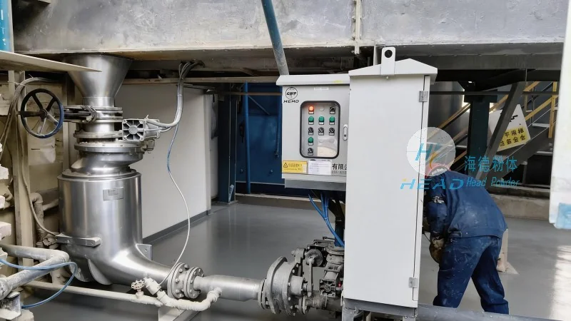 Pneumatic Conveying Scheme for PTFE Powder