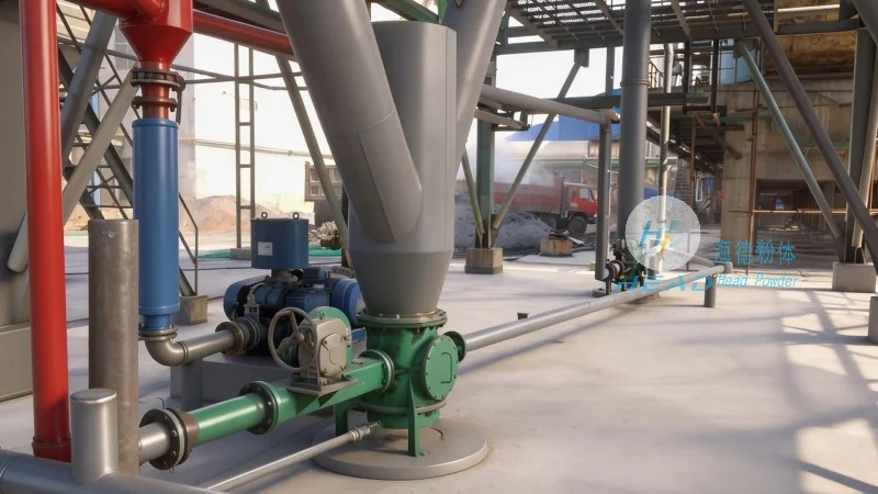 Pneumatic Conveying Scheme for Flocculant Particles
