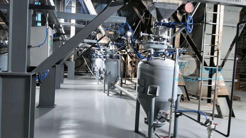 Pneumatic Conveying Scheme for Silicon Carbon Powder