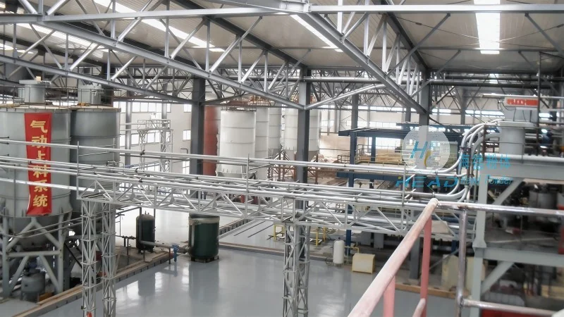 Lead powder pneumatic conveying scheme