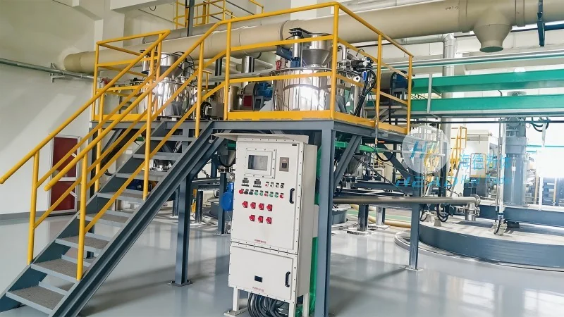 Spain Barcelona Dye Powder Leak-proof Closed Conveying Complete Set Project