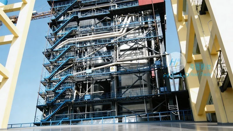 An example of complete set of dust-free closed conveying of silica fume in Marseille, France